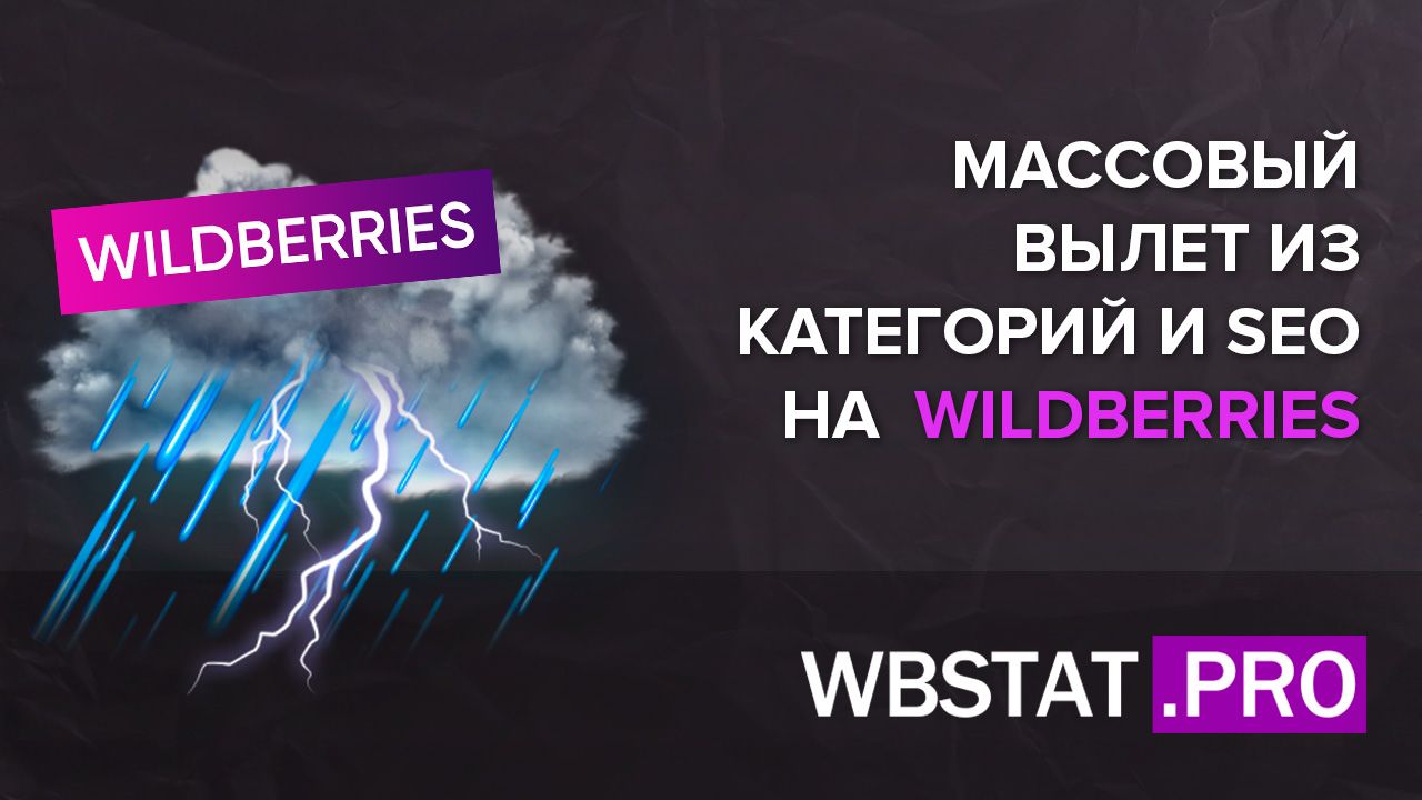 Массовый вылет из категорий и SEO на WILDBERRIES... Как быть? Выход есть!