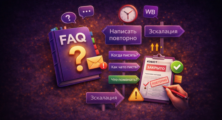 FAQ и частые проблемы по поддержке и эскалации на Wildberries