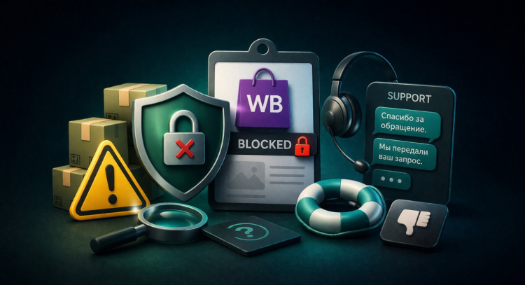 13.6.2 - Карточку заблокировали на Wildberries, а поддержка не помогает: что делать продавцу