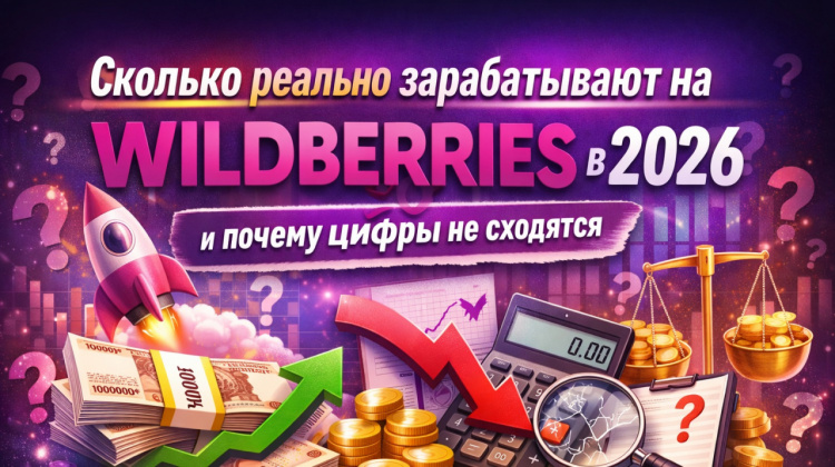 Сколько реально зарабатывают на WILDBERRIES в 2026 и почему цифры не сходятся