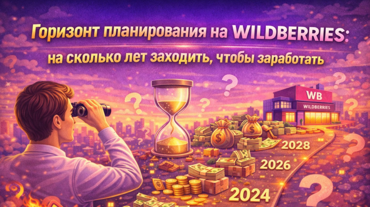 Горизонт планирования на WILDBERRIES: на сколько лет заходить, чтобы заработать