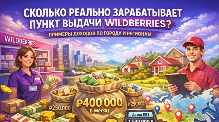 Сколько зарабатывает ПВЗ WILDBERRIES на самом деле, а не в чатах