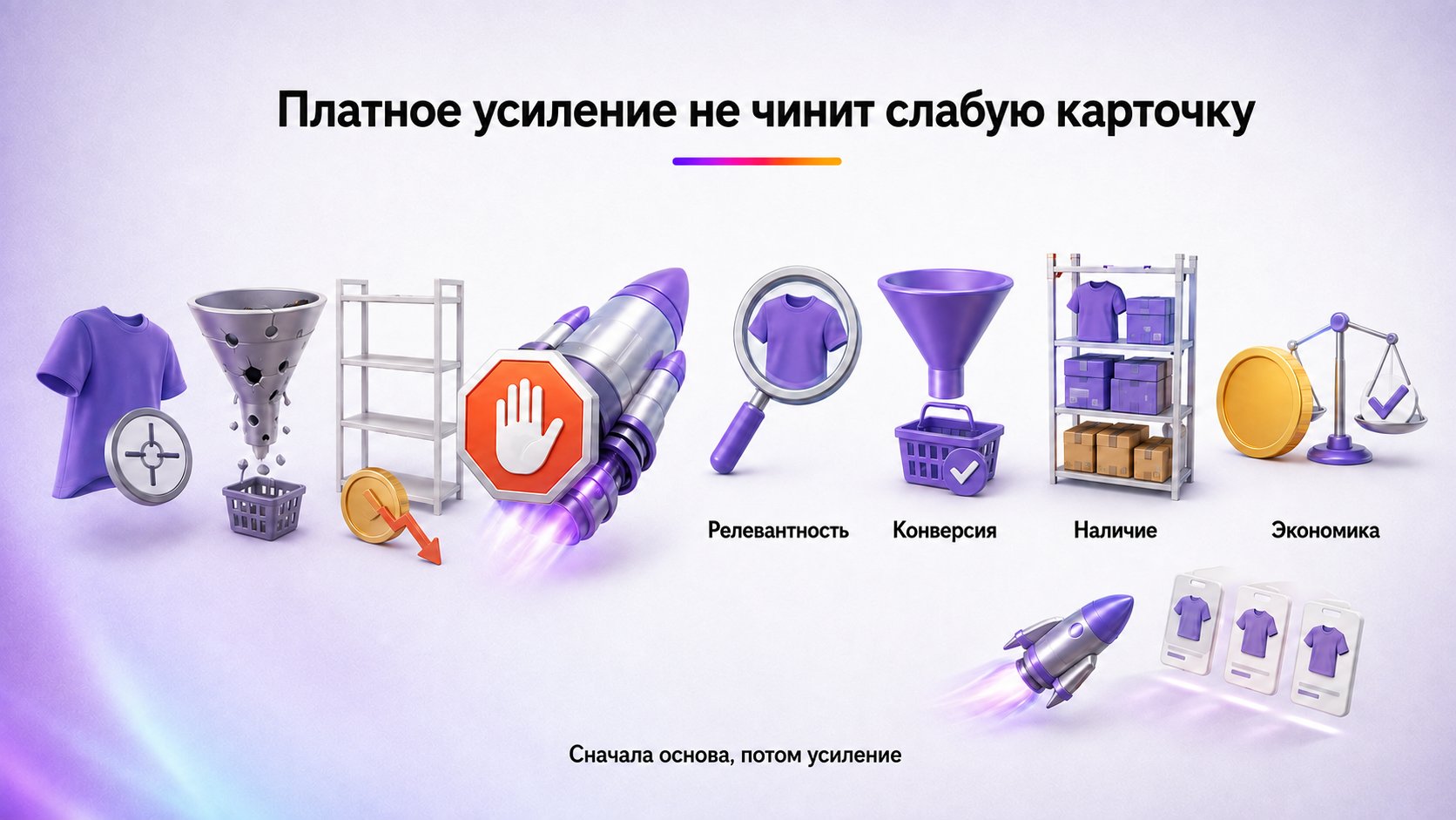 Могут ли уровень продавца и платные опции повысить позицию — Уровень и платные опции могут помочь, но только поверх релевантной карточки, нормальной конверсии, наличия и положительной экономики.