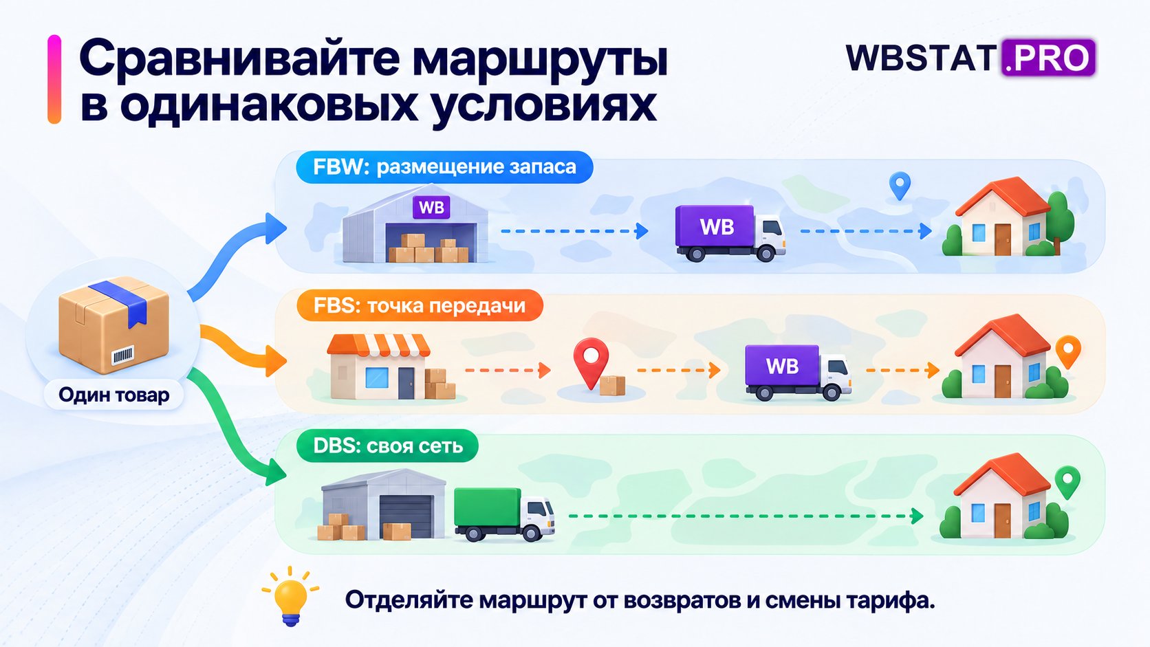 География сопоставляется через размещение запаса, точку передачи и собственную сеть.