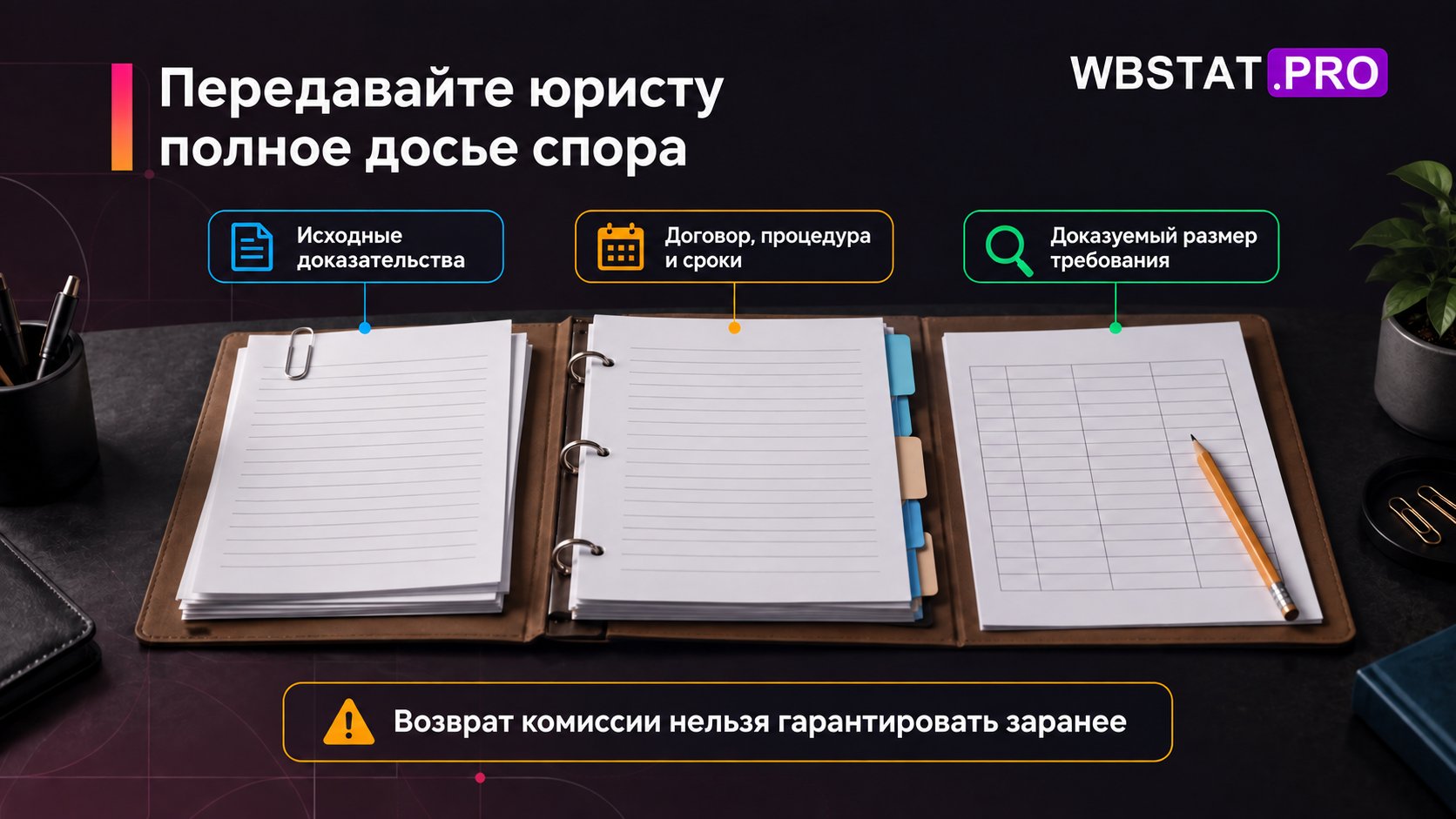 Юристу передают исходные доказательства для проверки договора,процедуры,сроков и доказуемой суммы требования.