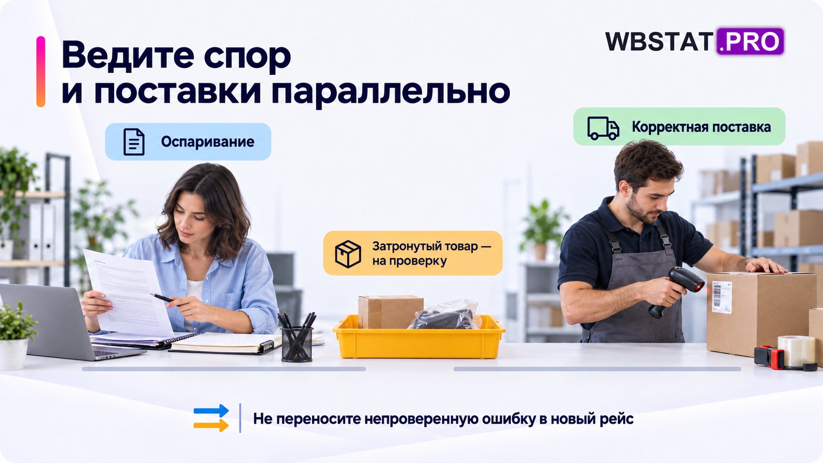 Раздельная работа по оспариванию и восстановлению поставок с изоляцией спорного товара