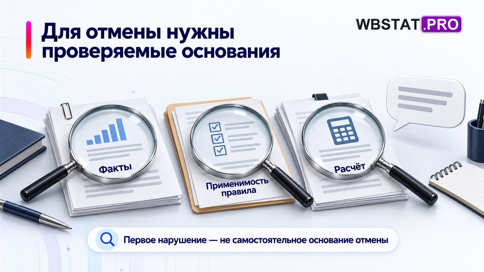 Три проверяемых основания вместо обещания замены штрафа предупреждением