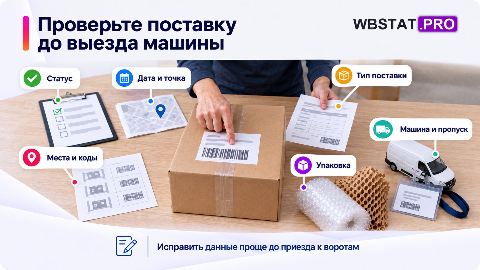 Шесть проверок поставки перед выездом на склад