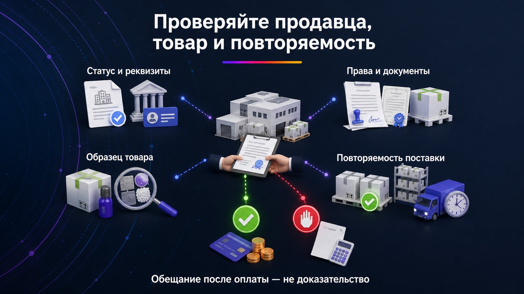 Как выбрать поставщика в России для Wildberries — Сверьте статус, реквизиты, права, документы, образец и способность поставщика повторить согласованное качество.
