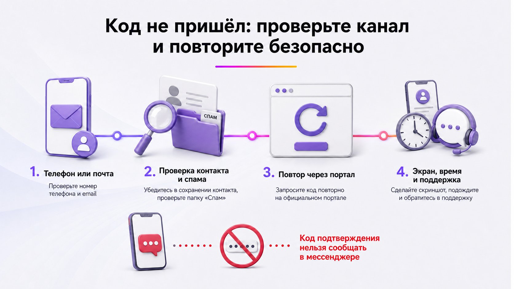 Что делать, если не приходит код подтверждения Wildberries — Проверьте телефон или почту, повторите запрос через портал, сохраните доказательства и не передавайте код посторонним.