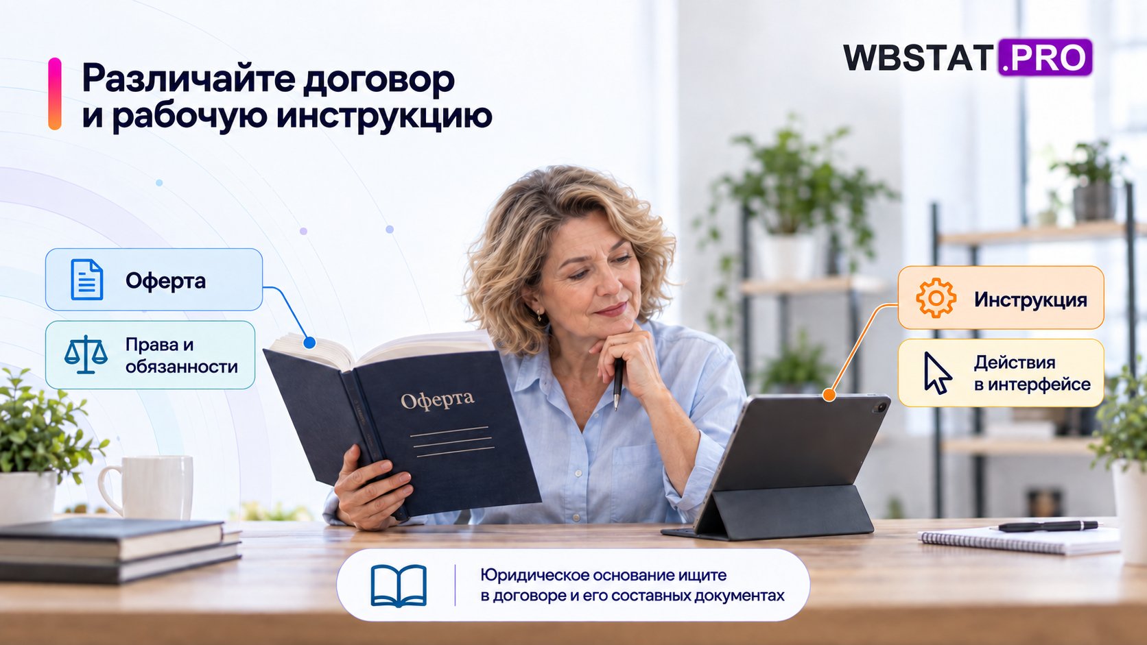 Предприниматель различает договорные условия и рабочую инструкцию.