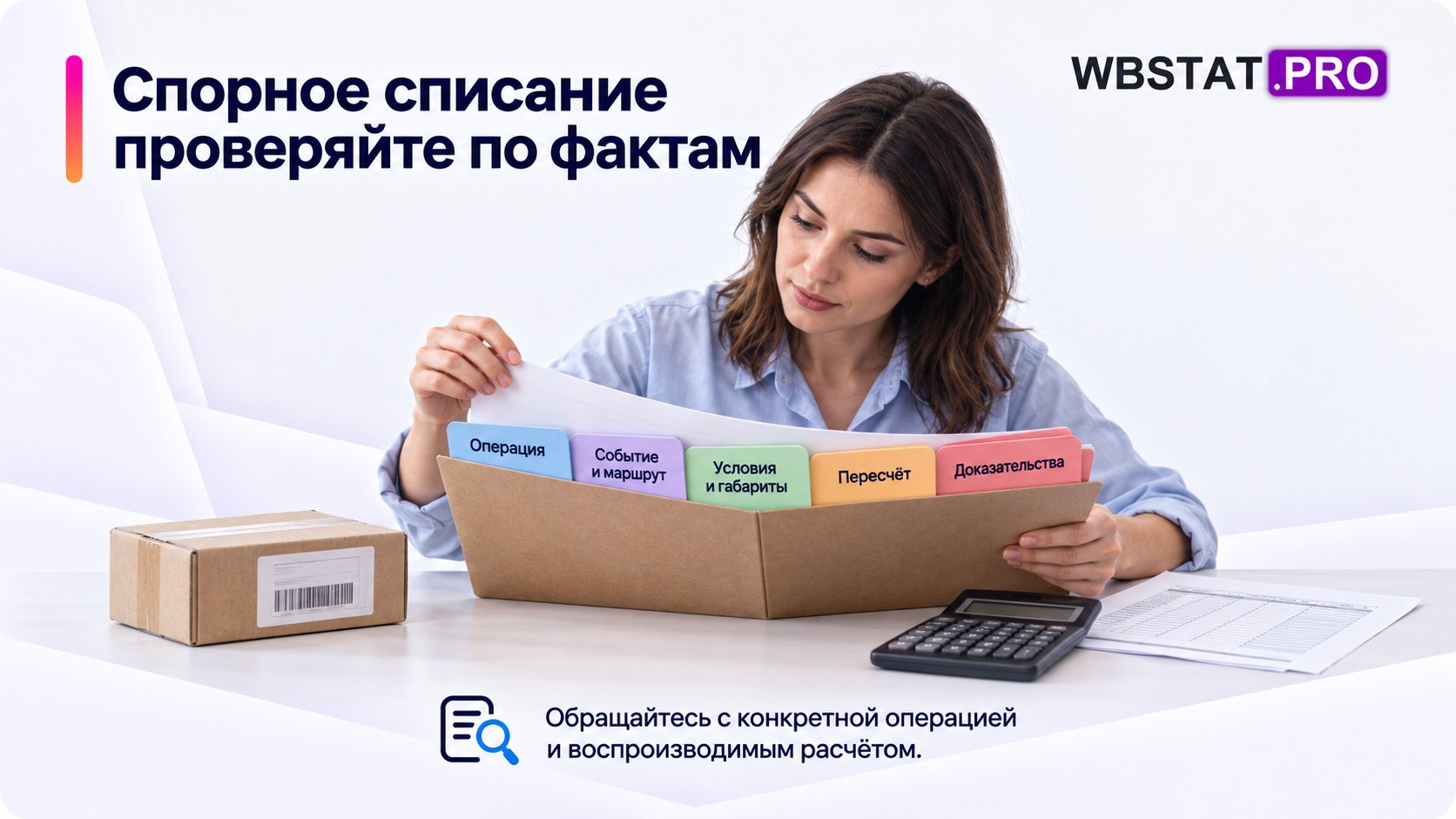 Досье спорного списания содержит операцию, маршрут, условия, пересчёт и доказательства.