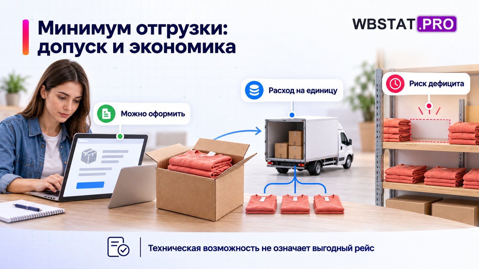 Универсального минимального числа коробов нет; возможность оформления и экономика различаются.; Малую партию сравнивают с риском дефицита при ожидании укрупнения.