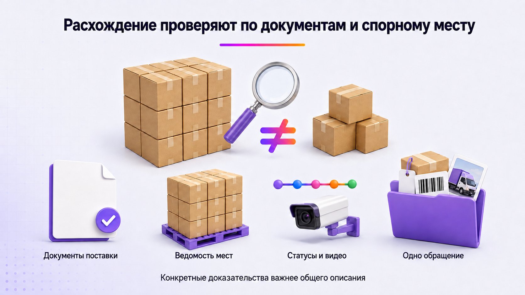 Что делать при расхождении между упакованным и принятым количеством — Сверьте документы, ведомость мест, статусы и видео, затем соберите одно обращение с конкретными доказательствами.