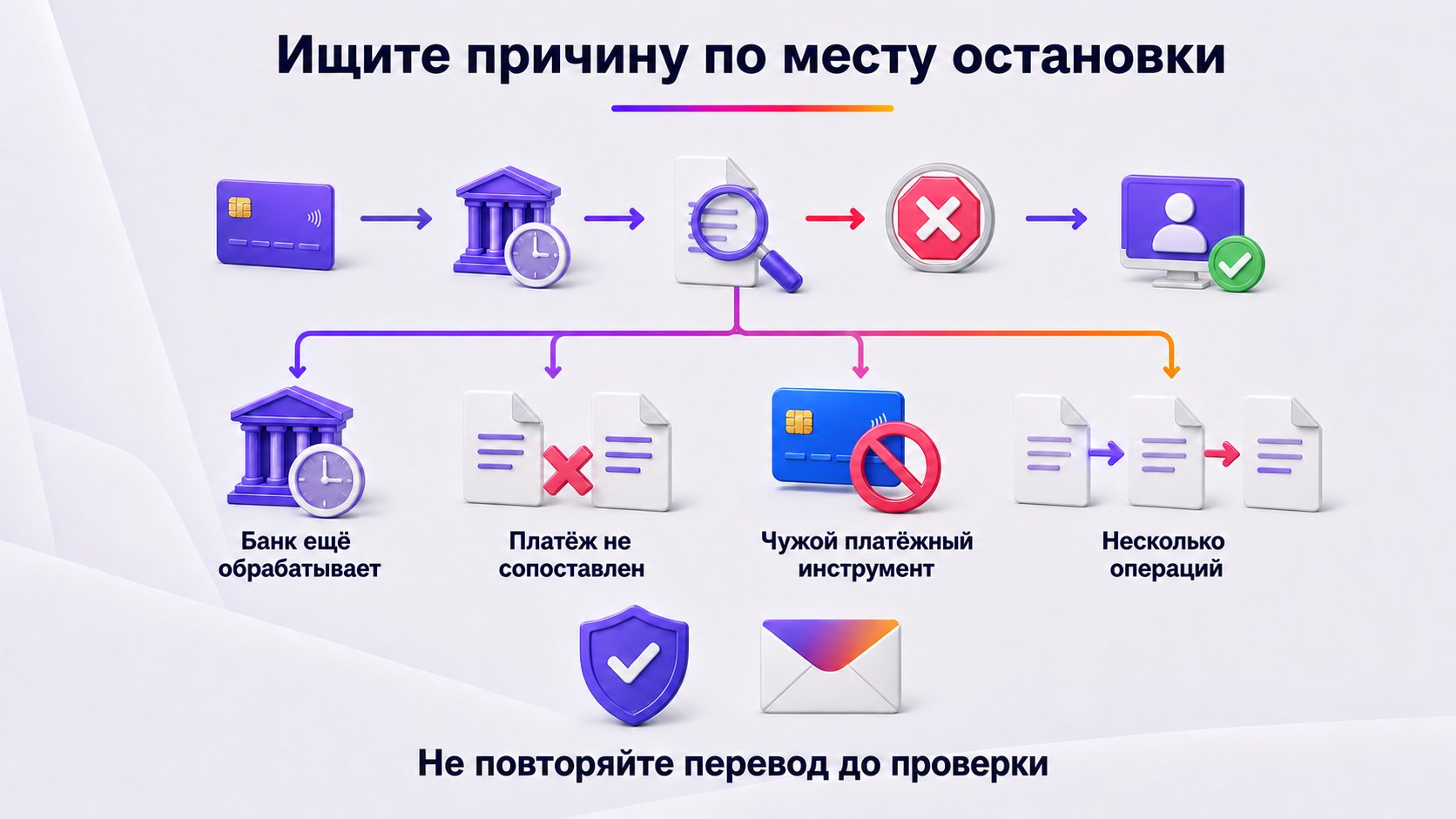 Почему платёж за активацию Wildberries может не определиться — Платёж может ещё обрабатываться банком, не сопоставиться с регистрацией, прийти с чужого инструмента или состоять из нескольких операций.