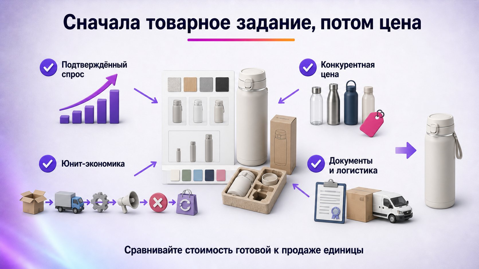 Что проверить до закупки товара для Wildberries — Проверьте спрос, цену, экономику, документы и логистику по точно описанному товару до размещения заказа.