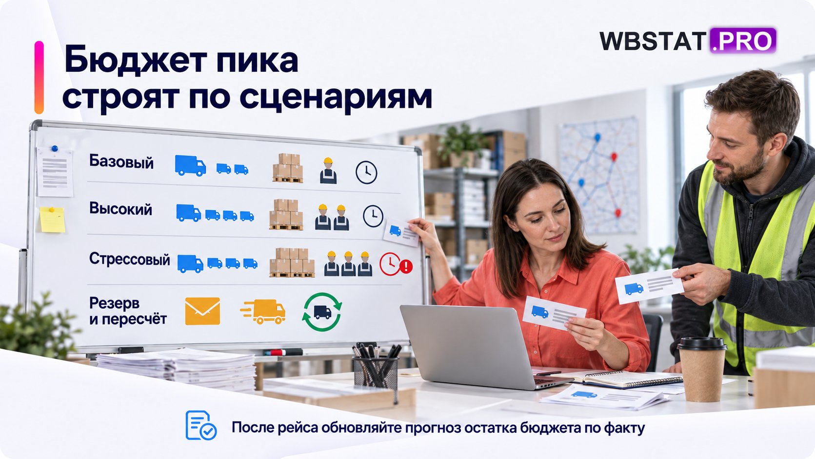Сезонный бюджет меняют по рейсам, размеру партии, ставкам, труду и простою.; После фактической отгрузки пересчитывают остаток, отдельно резервируя срочные и повторные рейсы.