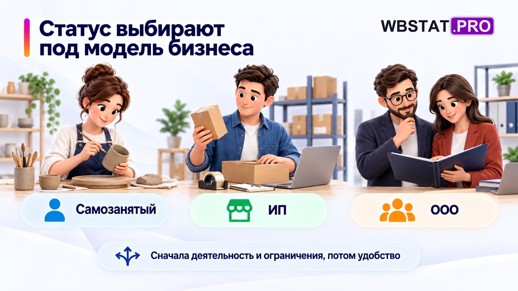 Форма зависит от деятельности, ограничений, ответственности и учёта; удобство выплат не решает выбор.