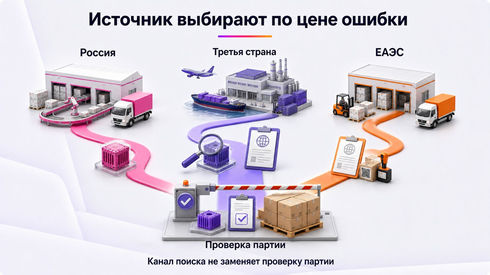 Где закупать товар для Wildberries — Сравните Россию, третьи страны и ЕАЭС по срокам, документам, капиталу и риску конкретной партии.