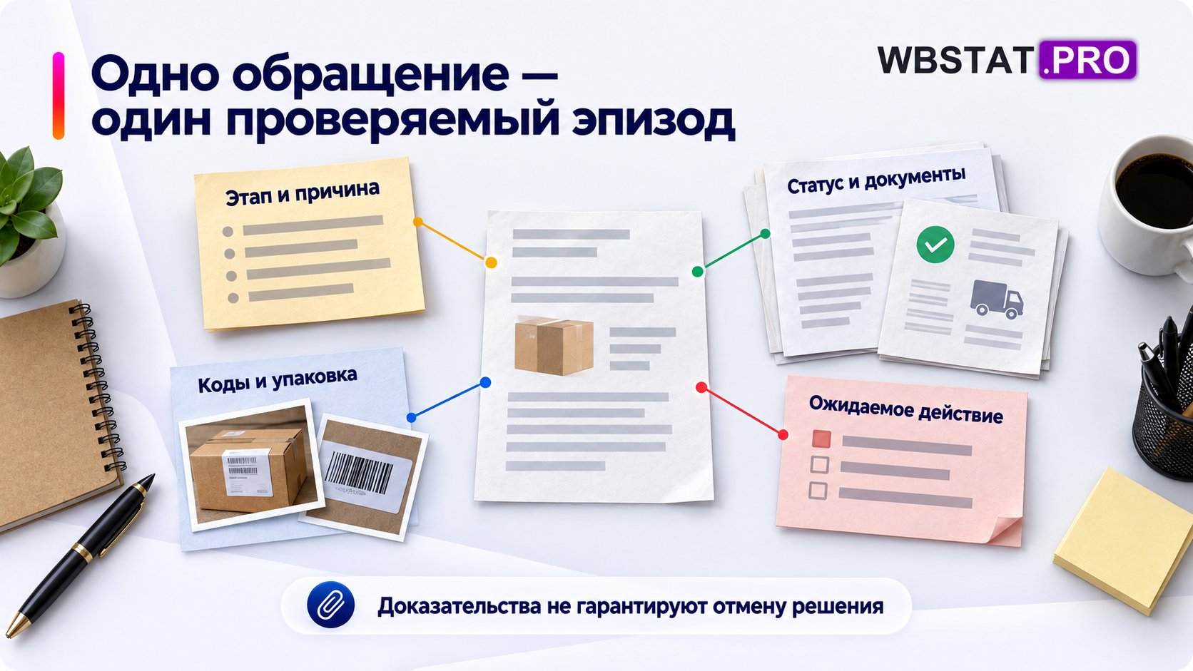Четыре группы доказательств для одного обращения об отказе