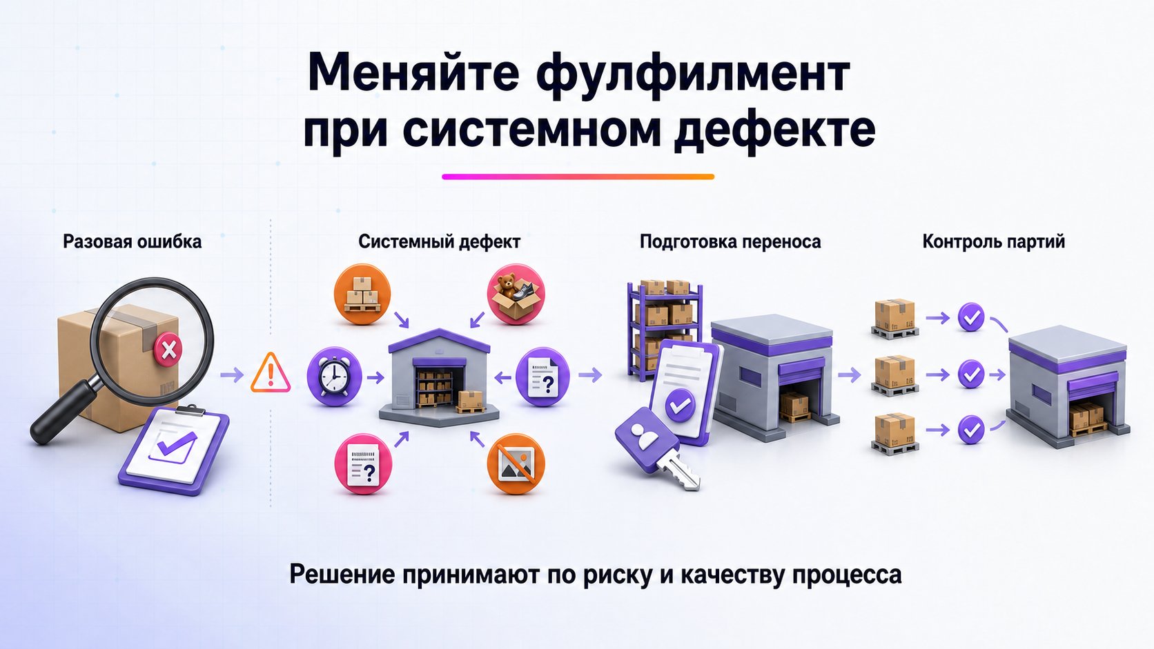 Когда нужно менять фулфилмент для Wildberries — Меняйте оператора при повторяющихся системных сбоях, подготовив остатки, документы, новый склад и контролируемый перенос партий.