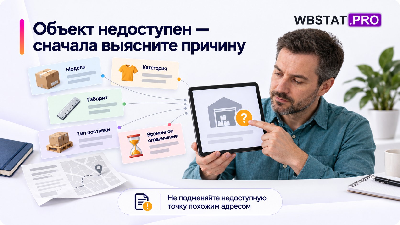 Недоступность объекта требует проверки причины до покупки перевозки.; Модель, категория, размер, тип и временные ограничения отличаются; старый адрес не решение.
